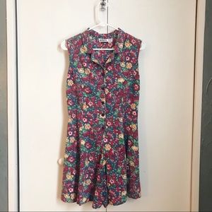 Vintage floral Romper sz M